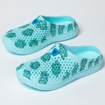 Rainbow Paw Slip-On Clogs