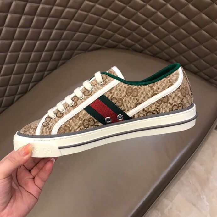 Women 2G Low-top Brown Luxury Shoes Sneakers