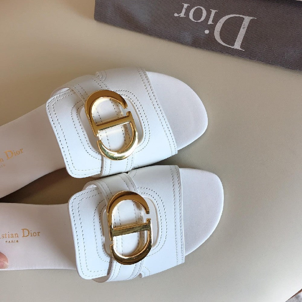 23 New Top Retro Beach Roman Style Street Ins Style Flat Heel Slippers