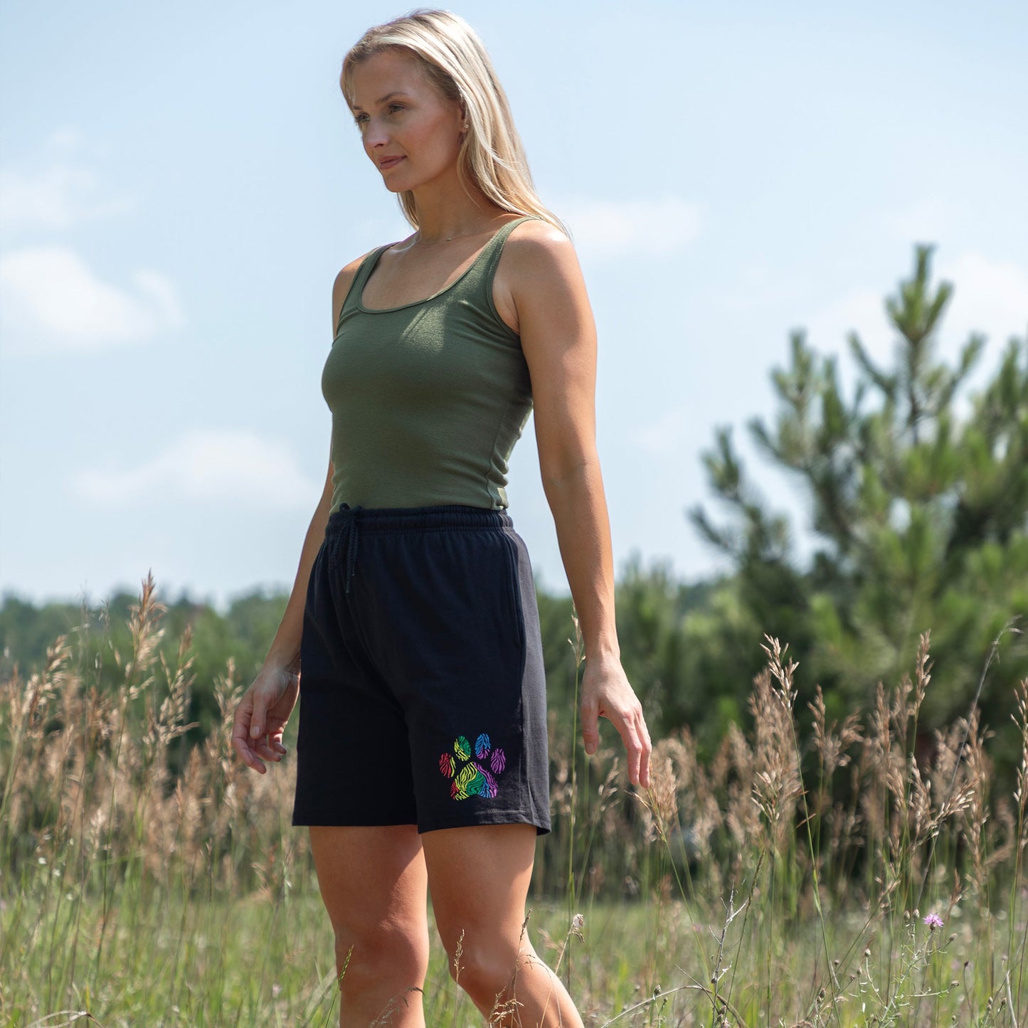 Pawsitively Adorable Casual Shorts