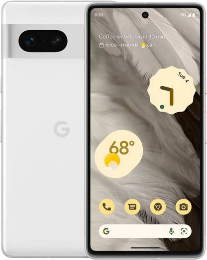 Google Pixel 7-5G Android Phone - Unlocked Smartphone with Wide Angle Lens and 24-Hour Battery - 128GB - Snow (Renewed)