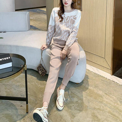 New fashion knitted casual set PD1023101812