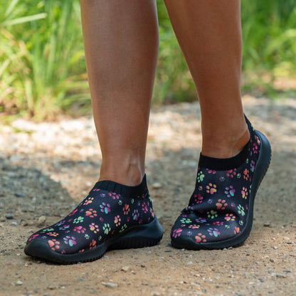 Purple Paw Flex Walking Shoes