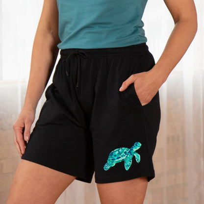 Sea Turtle Casual Cotton Shorts