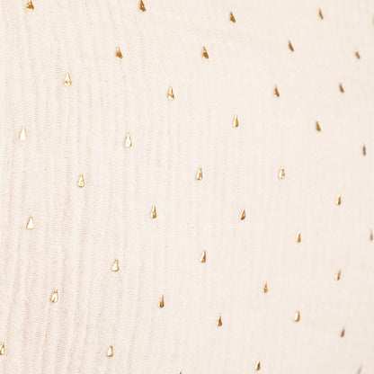Metallic Polka Dot Button Up Shirt