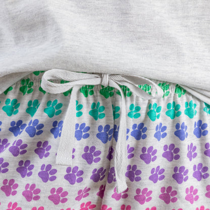 Rainbow Paws Pajama Short Set
