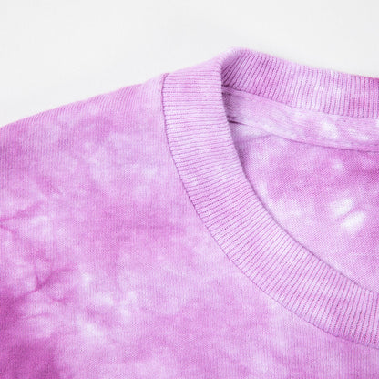 Paw Print Boysenberry Tie-Dye T-Shirt