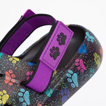 Paw Print Slingback Convertible Sandals