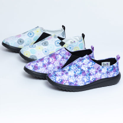 Lightweight Comfort Paw Print Slip-On Canvas Shoes