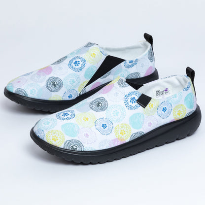 Lightweight Comfort Paw Print Slip-On Canvas Shoes