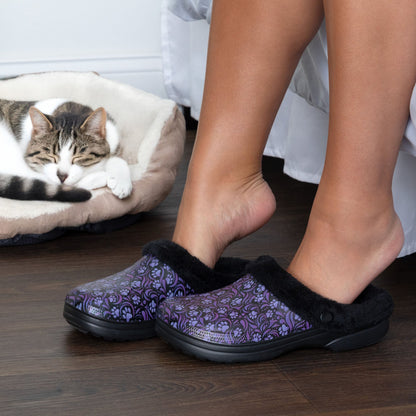 Paw Print Indoor/Outdoor Clog Slipper Shoes