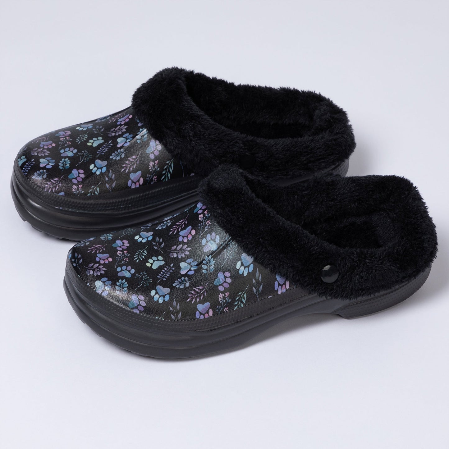 Paw Print Indoor/Outdoor Clog Slipper Shoes