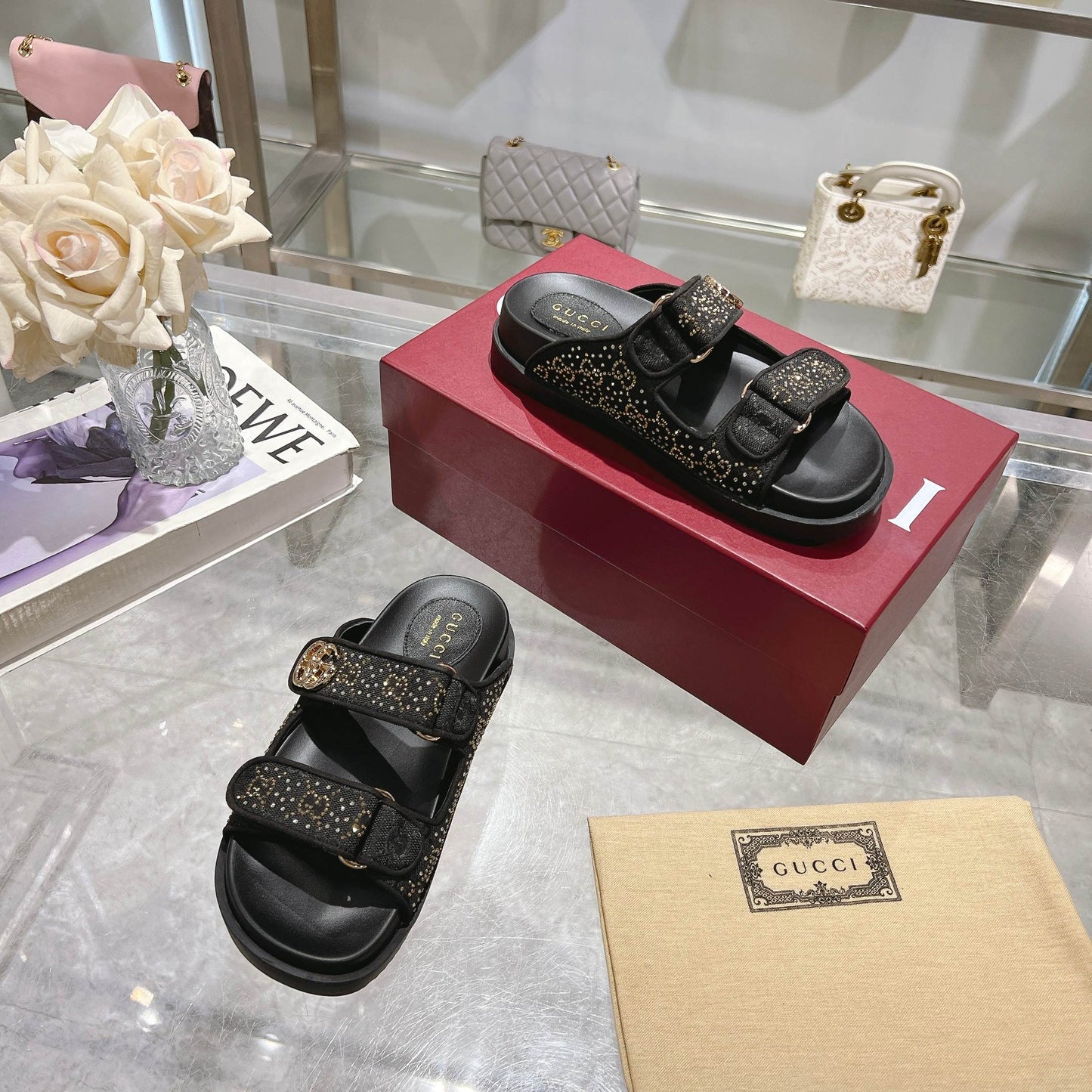 25 Ladies New Star Diamond Fashion Sandals PD0425031411