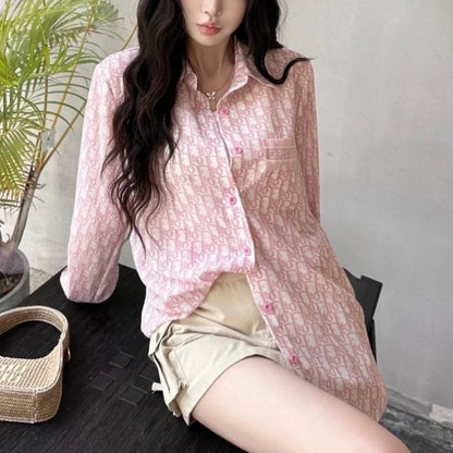 New Sunscreen Shirt Western Style All-match 1024042909
