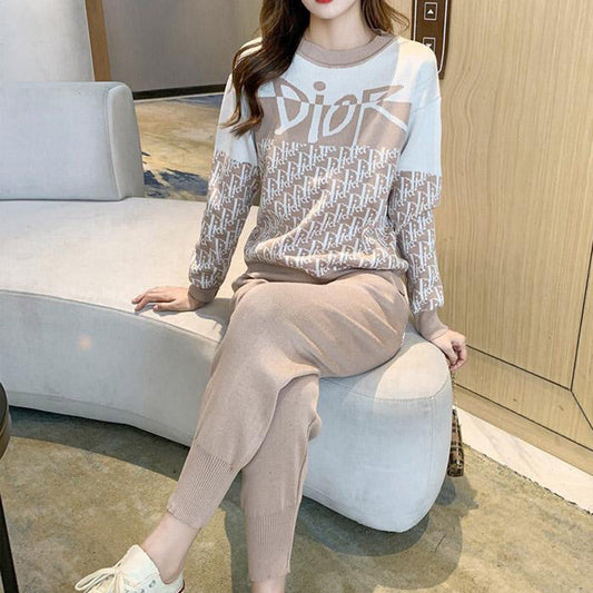 New fashion knitted casual set PD1023101812