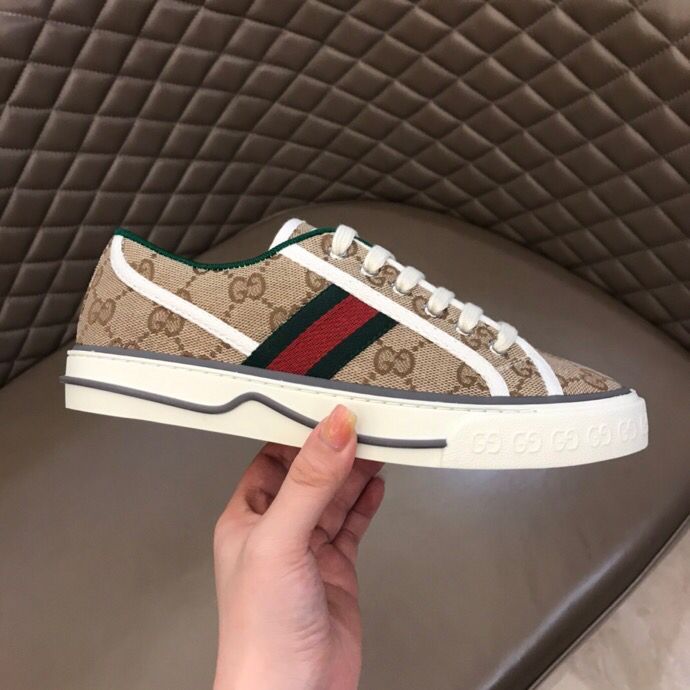 Women 2G Low-top Brown Luxury Shoes Sneakers