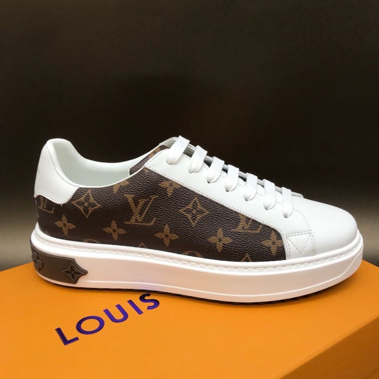 VL Time Out Sneaker White/Brown For Women 0425022430