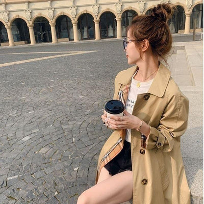 Stylish Patchwork Style Cotton Coat 0823122602