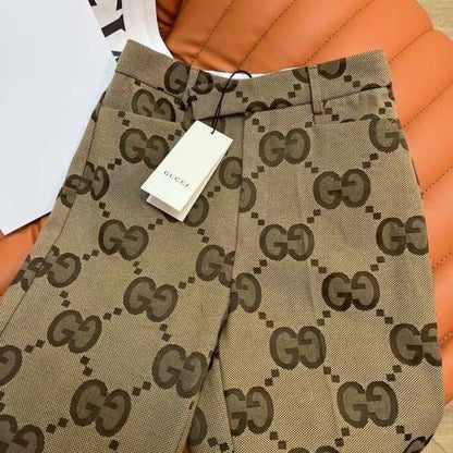 23 New G jacquard large letter suit