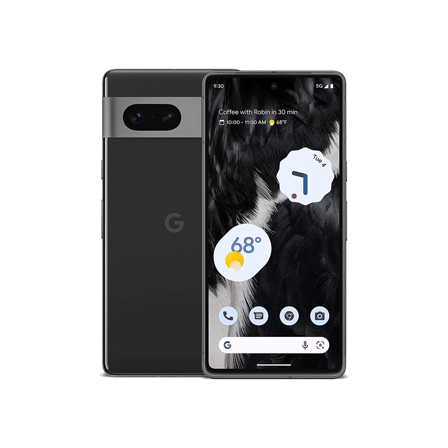 Google Pixel 7-5G Android Phone - Unlocked Smartphone with Wide Angle Lens and 24-Hour Battery - 128GB - Snow (Renewed)