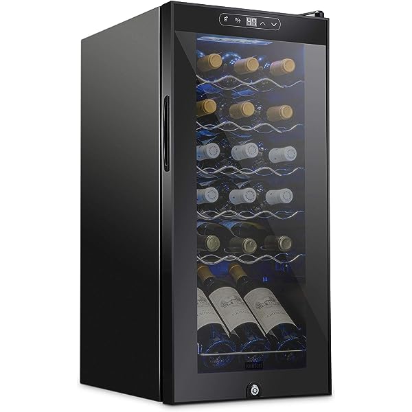 🔥Hot Sale Now🔥 18 Bottle Compressor Wine Refrigerator with Lock