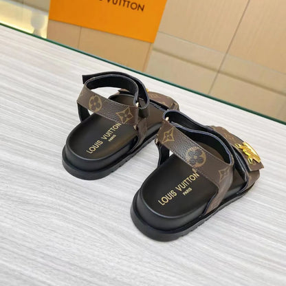 New V logo 5 colors printed sandals fashion casual beach sandals XC04051806