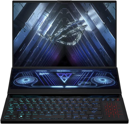 ASUS ROG Zephyrus Duo 16 (2022) Gaming Laptop, 16” Mini LED 240Hz/3ms, QHD 16:10 Display, 100% DCI-P3, NVIDIA GeForce RTX 4080, AMD Ryzen 9 7945HX, 32GB DDR5, 1TB SSD, Windows 11 Pro, GX650PZ-XS96