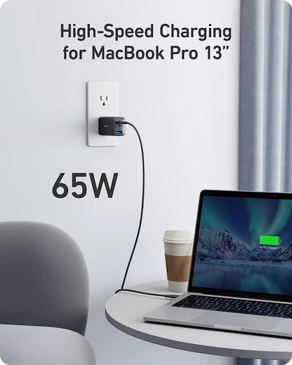 Anker 737 Power Bank (PowerCore 24K), 24,000mAh 3-Port Portable Charger with 140W Output, Smart Digital Display, Compatible with iPhone 14/13 Series, Samsung, MacBook, Dell, AirPods, and More
