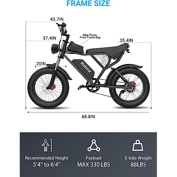 Btrwo™ 🔥 Folding Ebikes for Adults Full Suspension 1000W Motor 48V