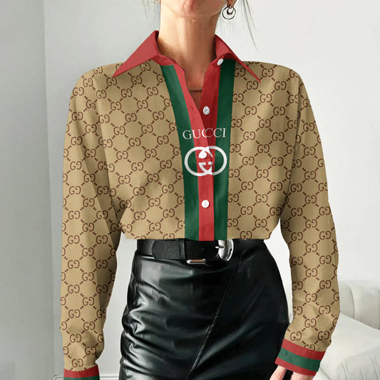 New Fashion Classic Versatile Long Sleeve Shirt 1024042420