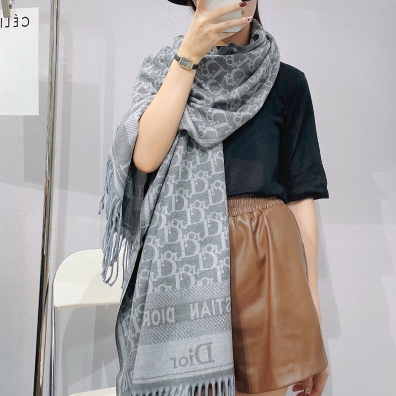 Fashion thick fringed shawl PD1023080130