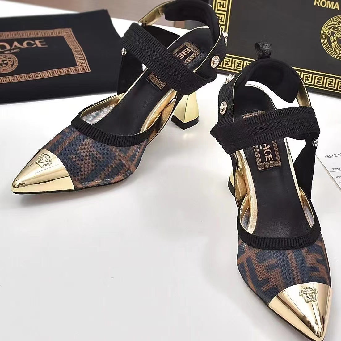 2023  pointed toe high heel sandals
