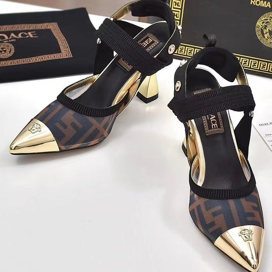 2023  pointed toe high heel sandals