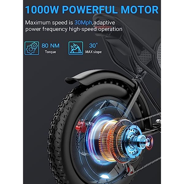 Btrwo™ 🔥 Folding Ebikes for Adults Full Suspension 1000W Motor 48V