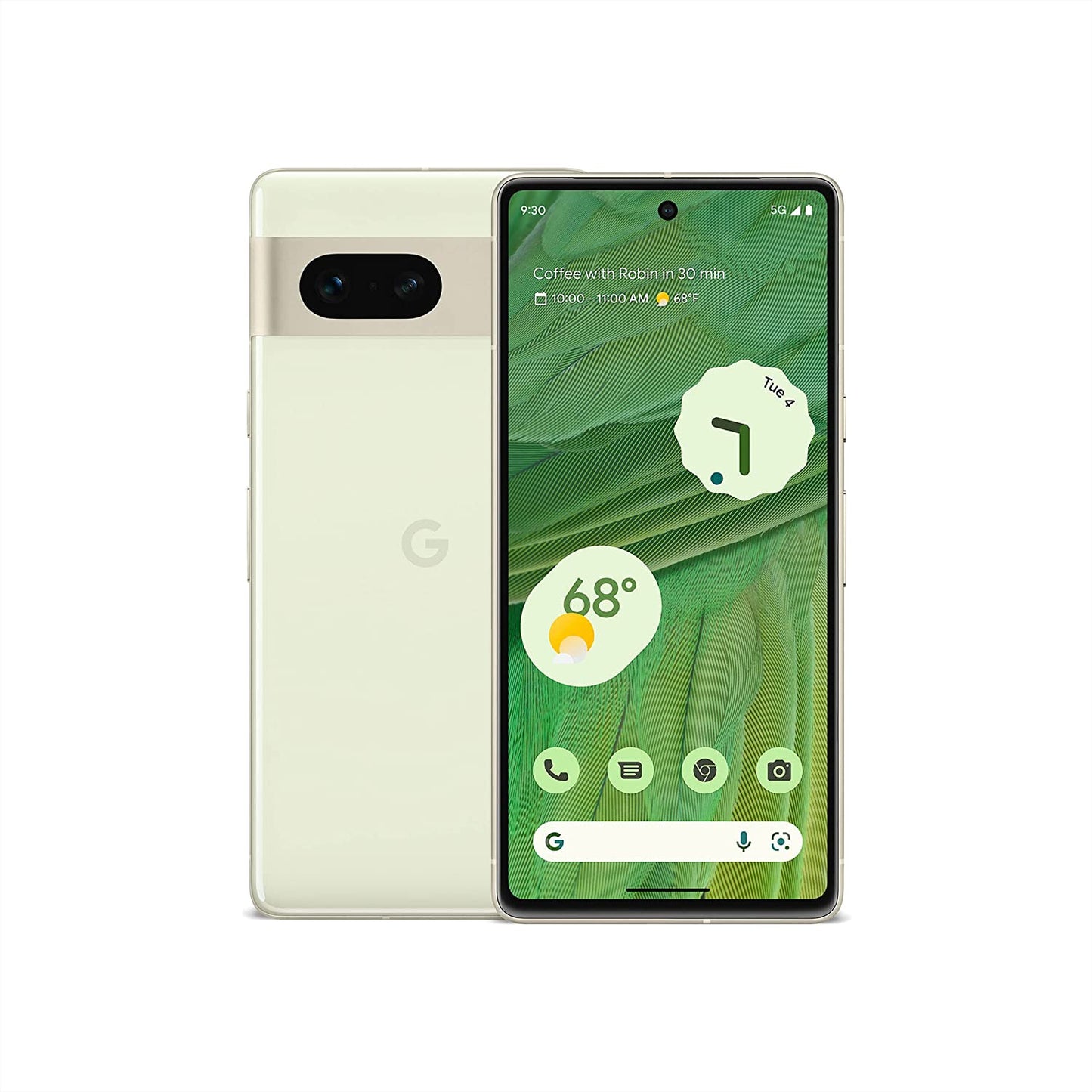 Google Pixel 7-5G Android Phone - Unlocked Smartphone with Wide Angle Lens and 24-Hour Battery - 128GB - Snow (Renewed)