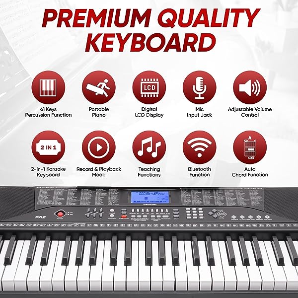 🔥Hot Sale Now🔥 61 Key Digital Piano Keyboard