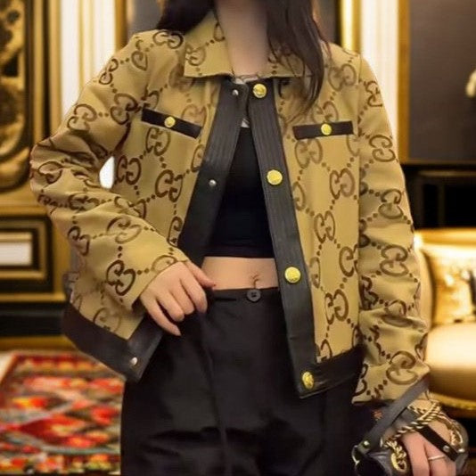 Trendy casual leather jacket PD0823112116
