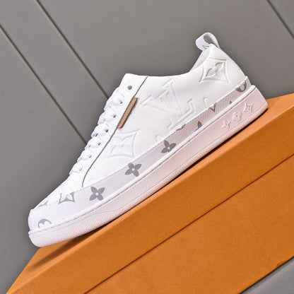 Luxury Pattern Two Tone Trendy Low-top Shoes