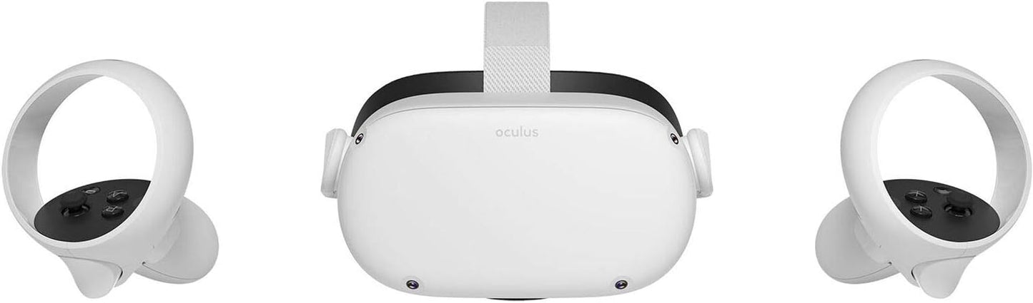 Oculus Newest Quest 2 VR Headset 128GB Holiday Set - Advanced All-in-One Virtual Reality Headset Cover Set, White