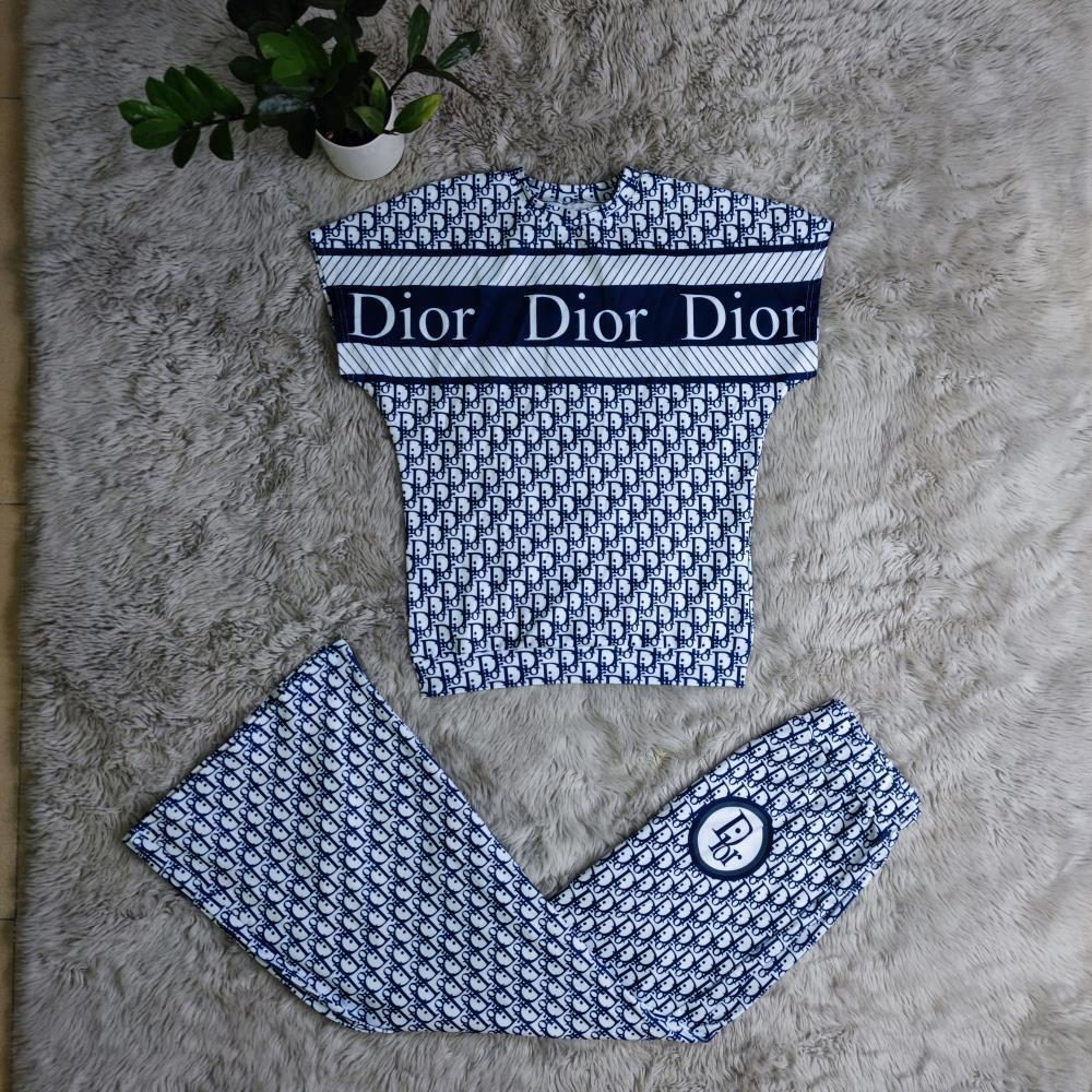 New D logo women's casual suit