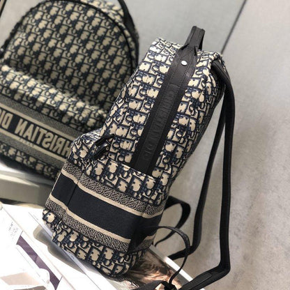 Oblique Technical Canvas Backpack Blue