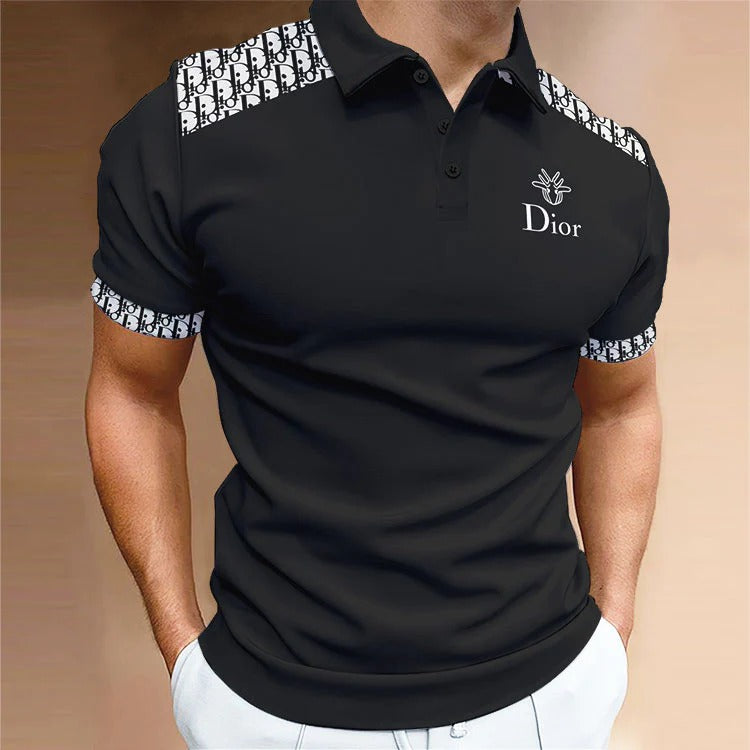 Men's Summer Fashion Printed Polo Shirts 3D1024041727