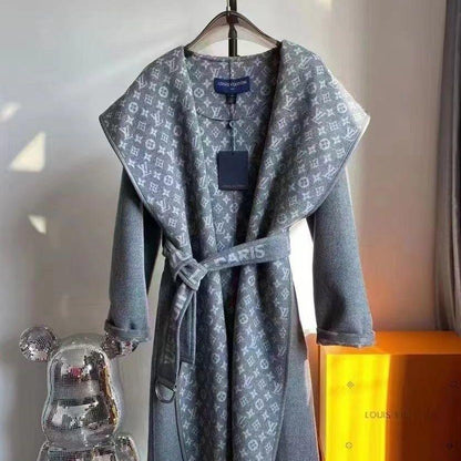 Autumn Classic Double-breasted Wrap-up Coat 0123112201
