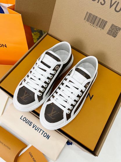 2025 Spring and Summer Multicolor V Print Ladies Casual Shoes XC042504016