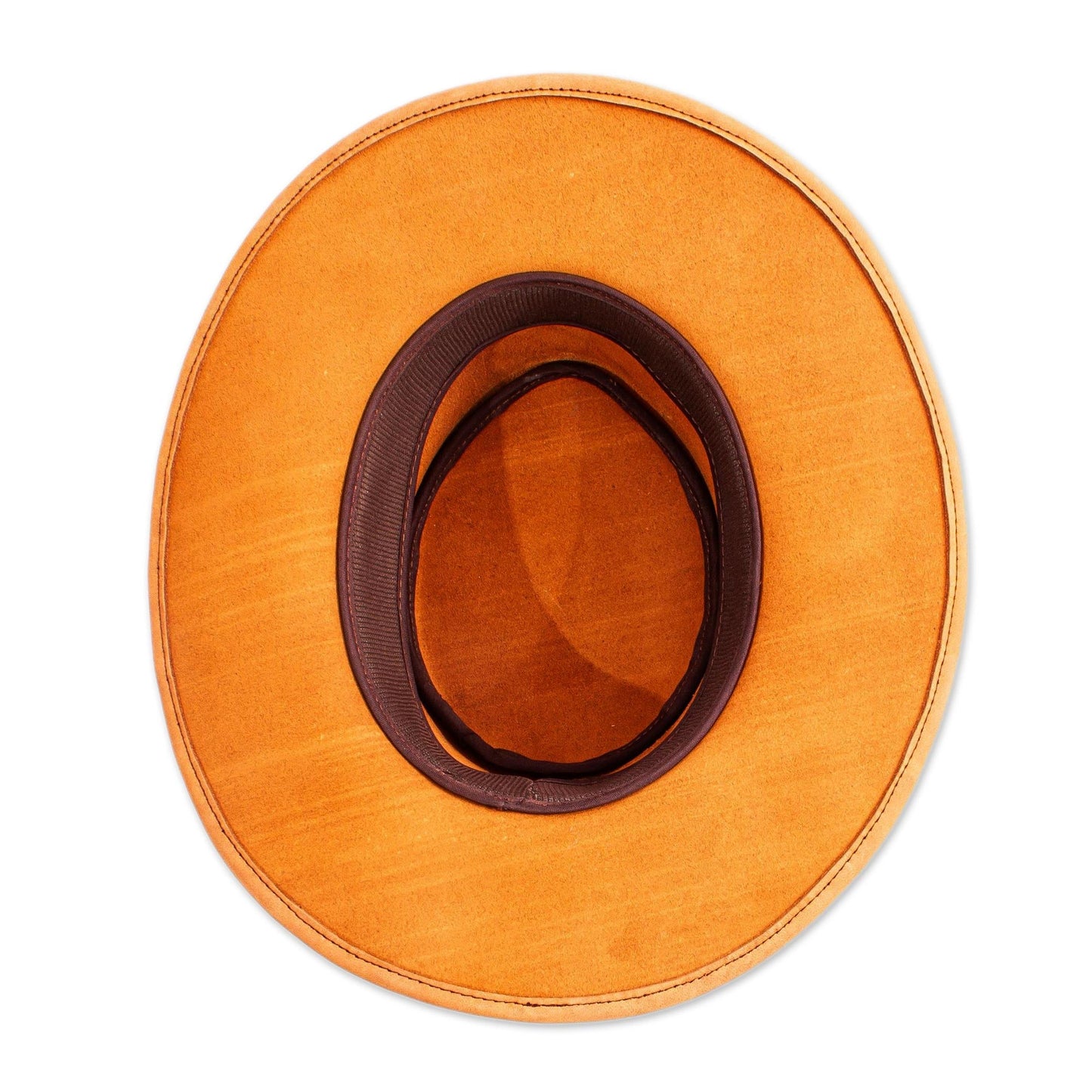 Cattleman Ranger Golden Tan Men's Leather Hat