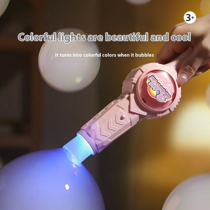 Smoke Bubble Machine Elastic Bubble Nebulizer with Magic Smoke Effect