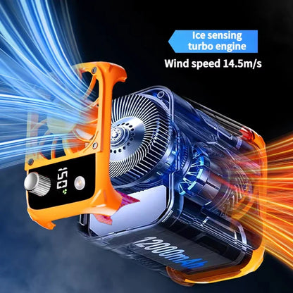 Mini High Speed Waist Fan Outdoor Multifunctional Mobile Fan