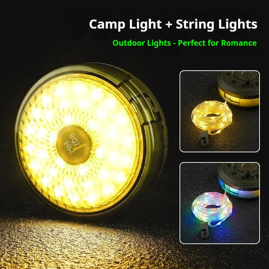 10 meter USB rechargeable LED camping light