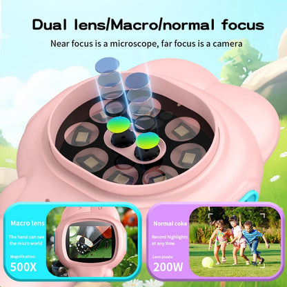 New children's handheld camera microscope 2-in-1 toy