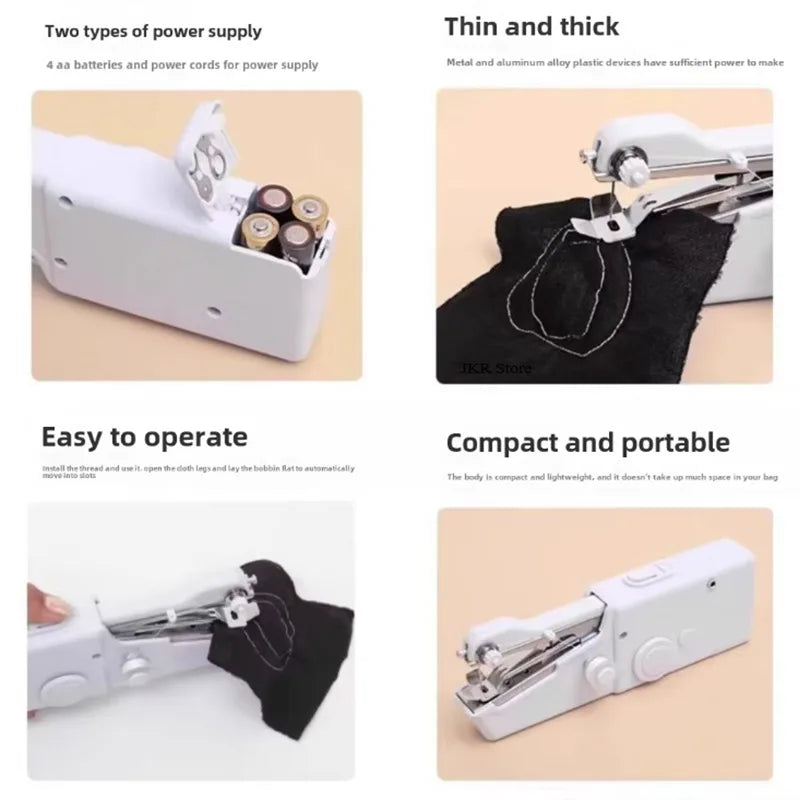 Mini handheld electric small household convenient sewing machine